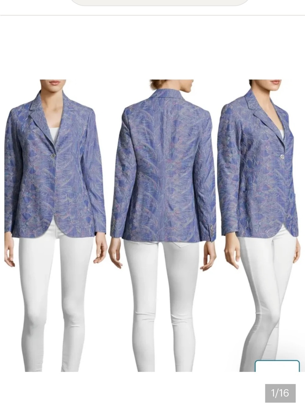 Robert Graham Penelope Woven Jacket Size 6